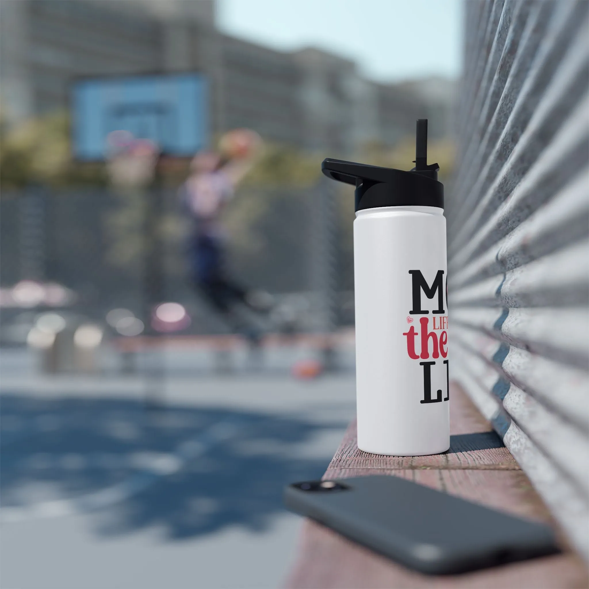 Mom Life Stainless Steel Water Bottle - The Best Life