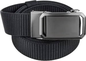 moonsix Nylon Web Belt for Men Casual Outdoor No Hole Webbing Belt with Removable Automatic Slide Buckle