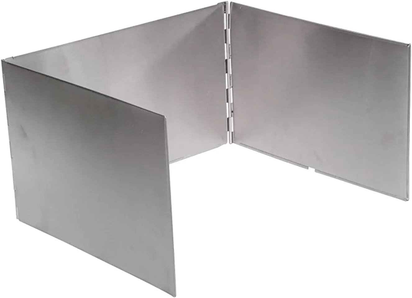 Mountain Customer Outdoor Cooking Gas Stove Head Wind Shield Card Gas Stove Head Wind Shield Portable Camping Stove, Small and Light Stainless Steel Folding tri-fold Board
