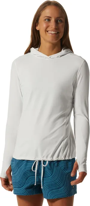 Mountain Hardwear Women's Crater Lake Long Sleeve Hoody for Hiking, Camping, Backpacking, and Casual Wear