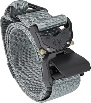 MOZETO Tactical Belt for Men 1.5" Nylon Combat Work Emt Heavy Duty Belt with Quick Release Talon Buckle