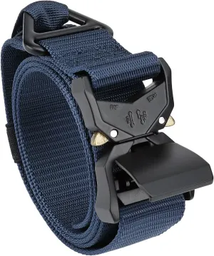 MOZETO Tactical Belt for Men 1.5" Nylon Combat Work Emt Heavy Duty Belt with Quick Release Talon Buckle