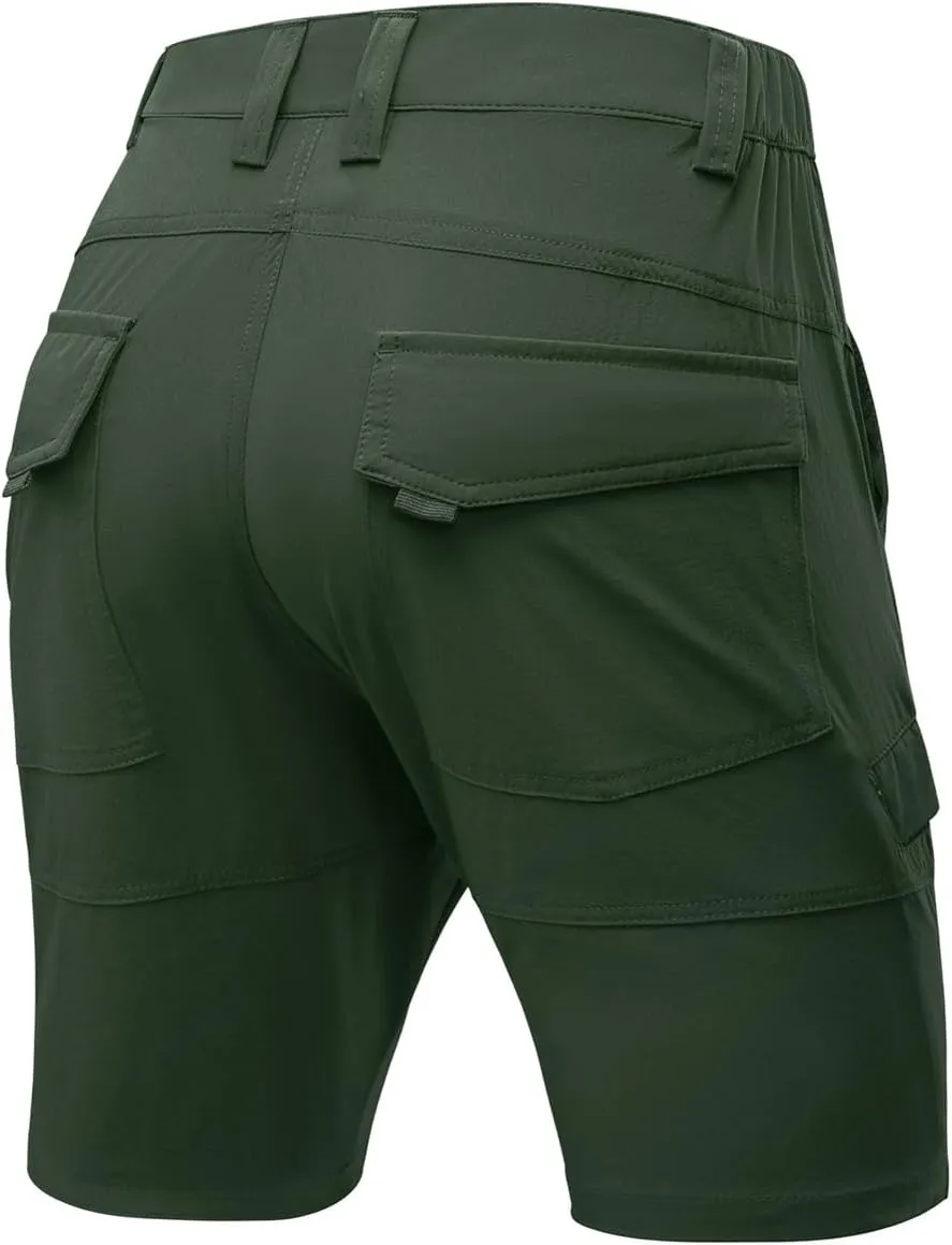 Mr.Stream Men's Hiking Relaxed Fit Golf Lounge Quick Drying Fishing Nylon Casual Shorts