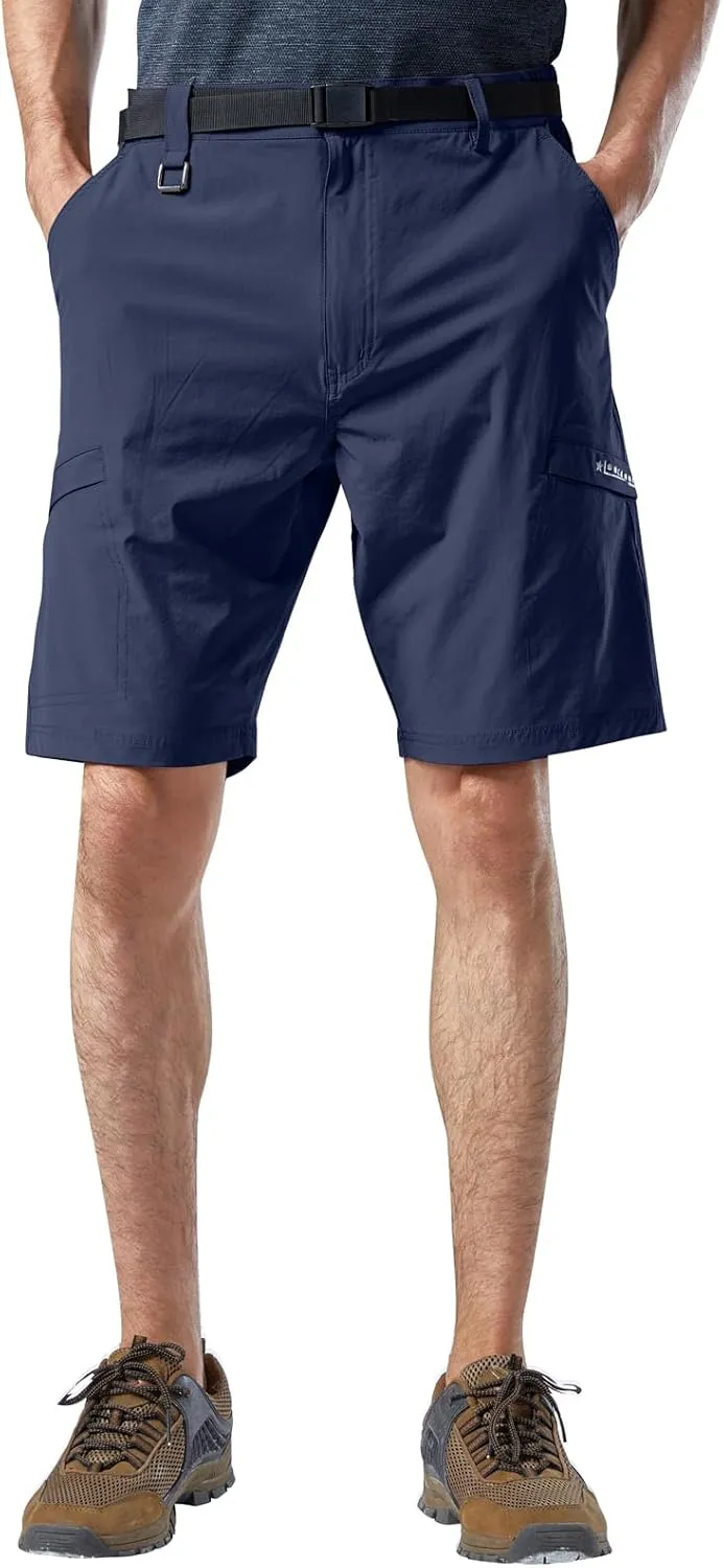 Mr.Stream Men's Hiking Relaxed Fit Golf Lounge Quick Drying Fishing Nylon Casual Shorts