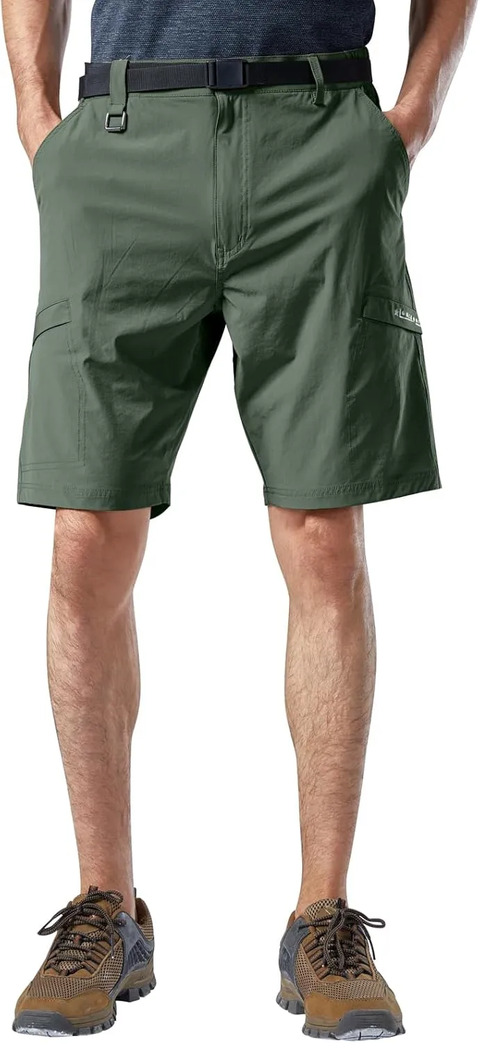 Mr.Stream Men's Hiking Relaxed Fit Golf Lounge Quick Drying Fishing Nylon Casual Shorts