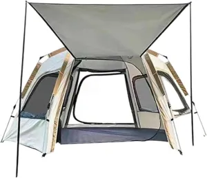 Multi-Purpose Camping Picnic Party Tent Tent Outdoor Tent Camping Tent 4 to 5 People Sports Travel 4X House Accessories Camping Backpack Outdoor Awnin