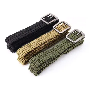 Multi use 550 Survival Paracord Belt