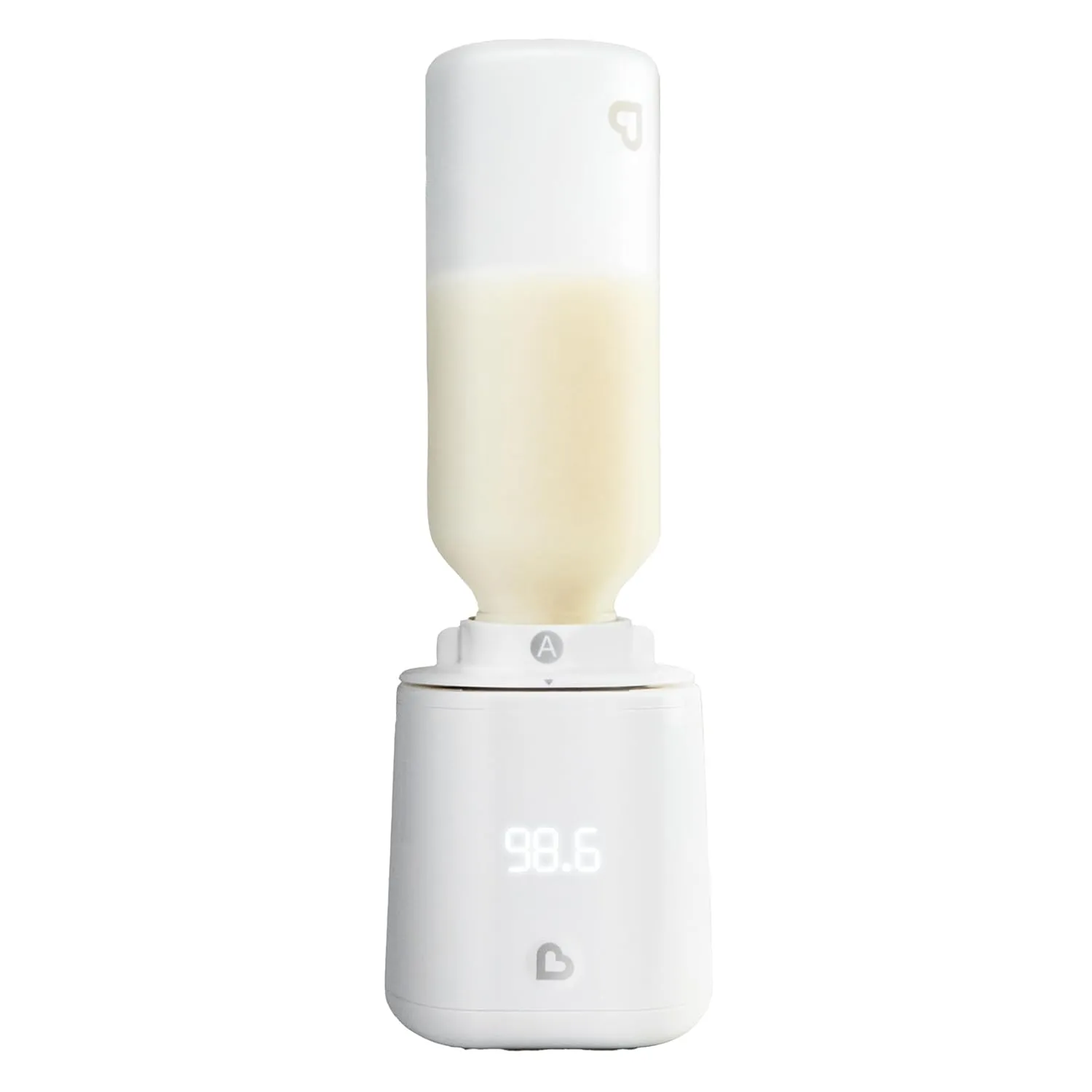 Munchkin Simple Touch Baby Bottle Warmer with Digital Temperature Display - Safe, Easy Heating System to 98.6°F, Compatible with Most Bottle Brands (Plug-in)