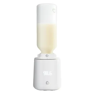 Munchkin Simple Touch Baby Bottle Warmer with Digital Temperature Display - Safe, Easy Heating System to 98.6°F, Compatible with Most Bottle Brands (Plug-in)