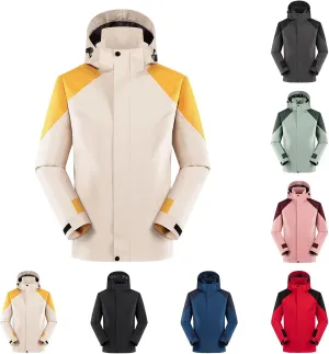 Muscularfit Men's Rain Jacket Waterproof Lightweight Rain Shell Jacket Raincoat Outdoor Sport Windbreaker Jacket Outwear Coat