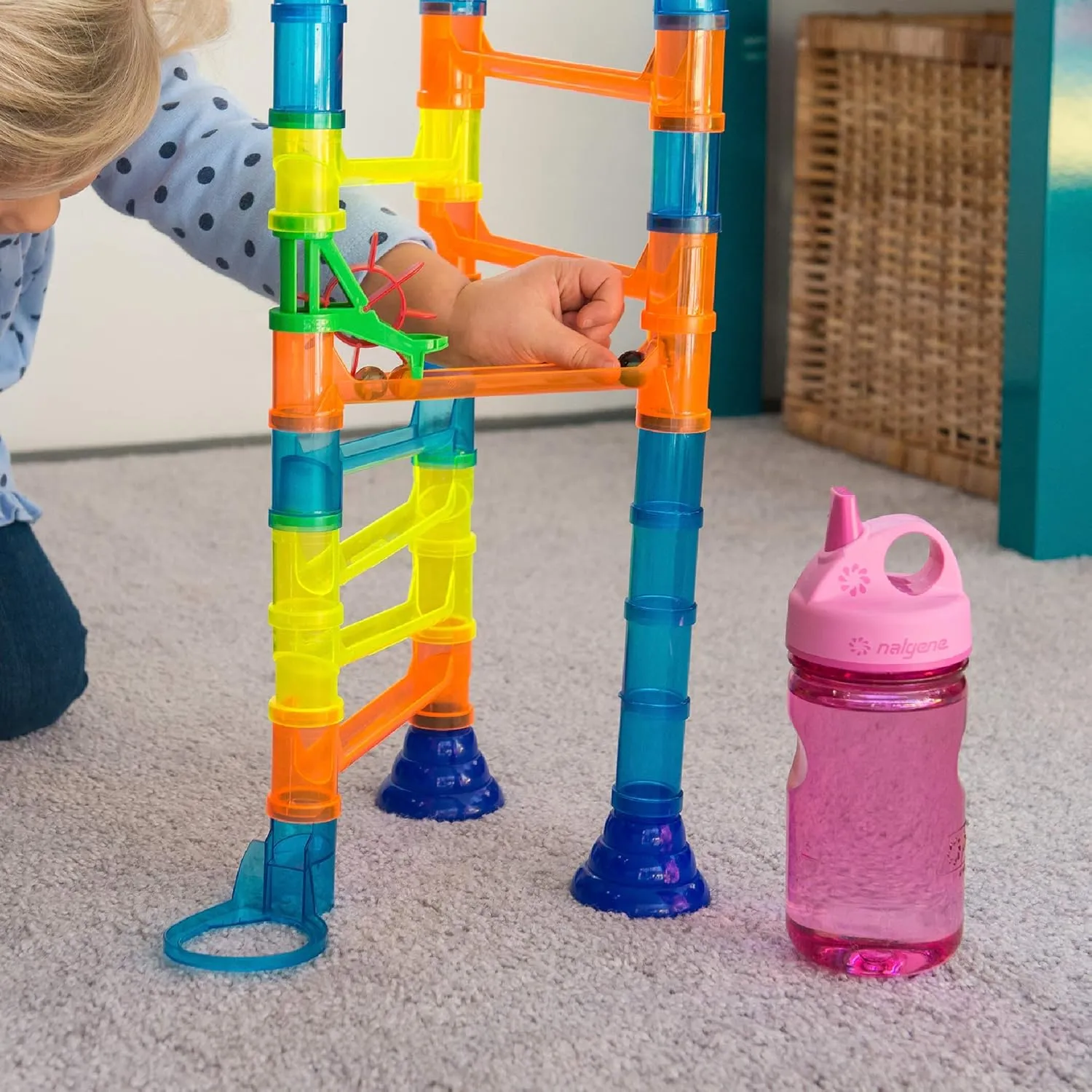 Nalgene Kids Grip-N-Gulp Water Bottles, Leak Proof Sippy Cup, Durable, BPA and BPS Free, Dishwasher Safe, Reusable and Sustainable, 12 Ounces