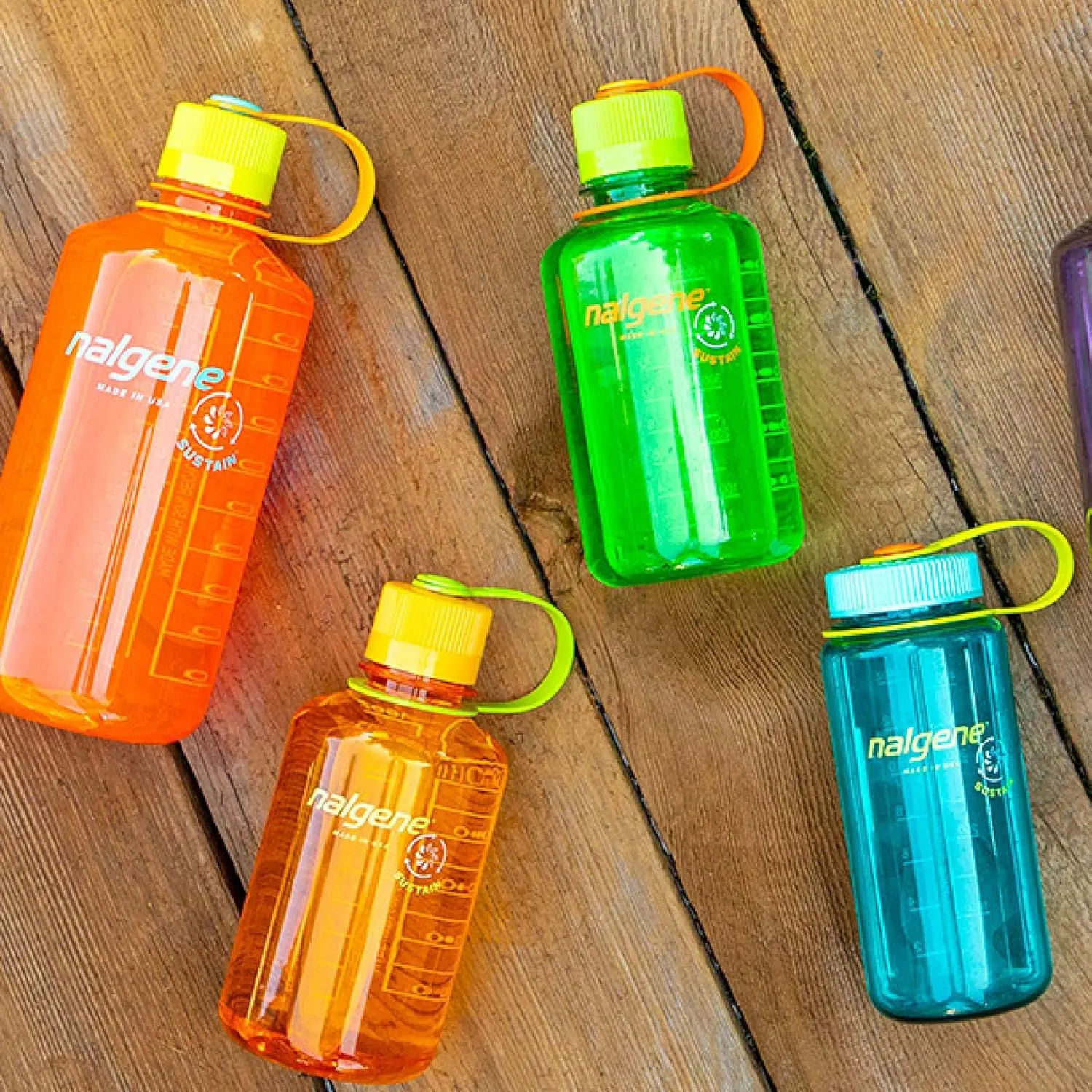 Nalgene Tritan Narrow Mouth BPA-Free Water Bottle (16oz)