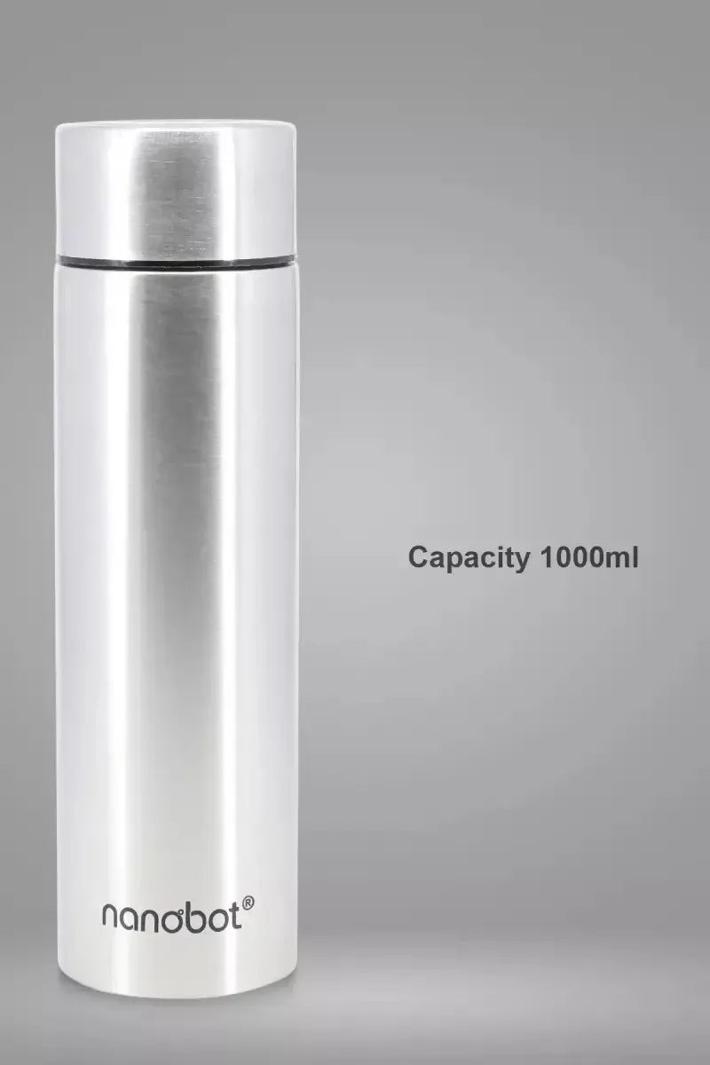 Nanobot Stainless Steel Thar Water Bottle - 1000 ML