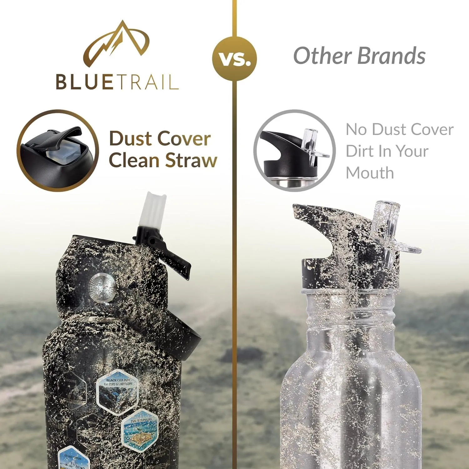 National Parks Water Bottle with Stickers