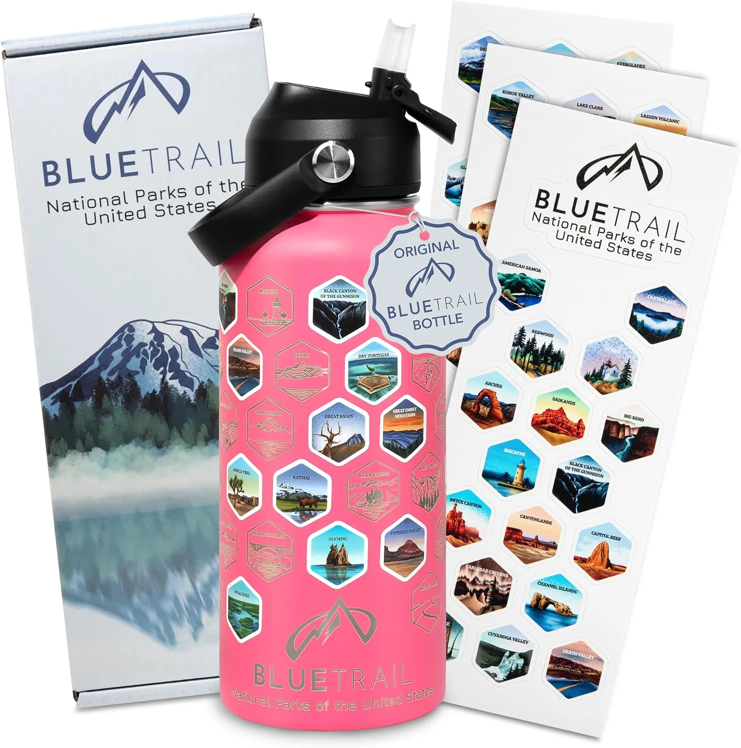 National Parks Water Bottle with Stickers