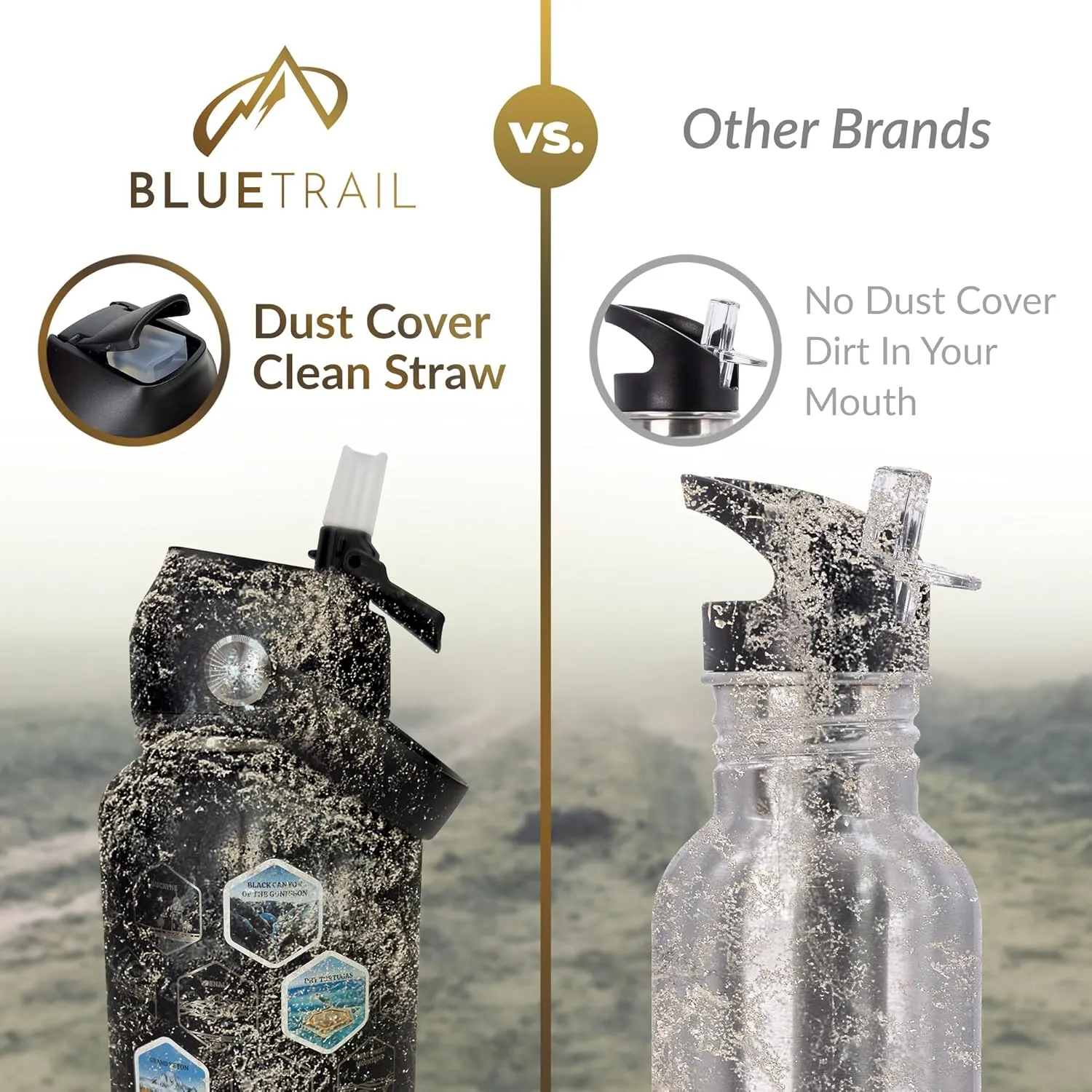 National Parks Water Bottle with Stickers
