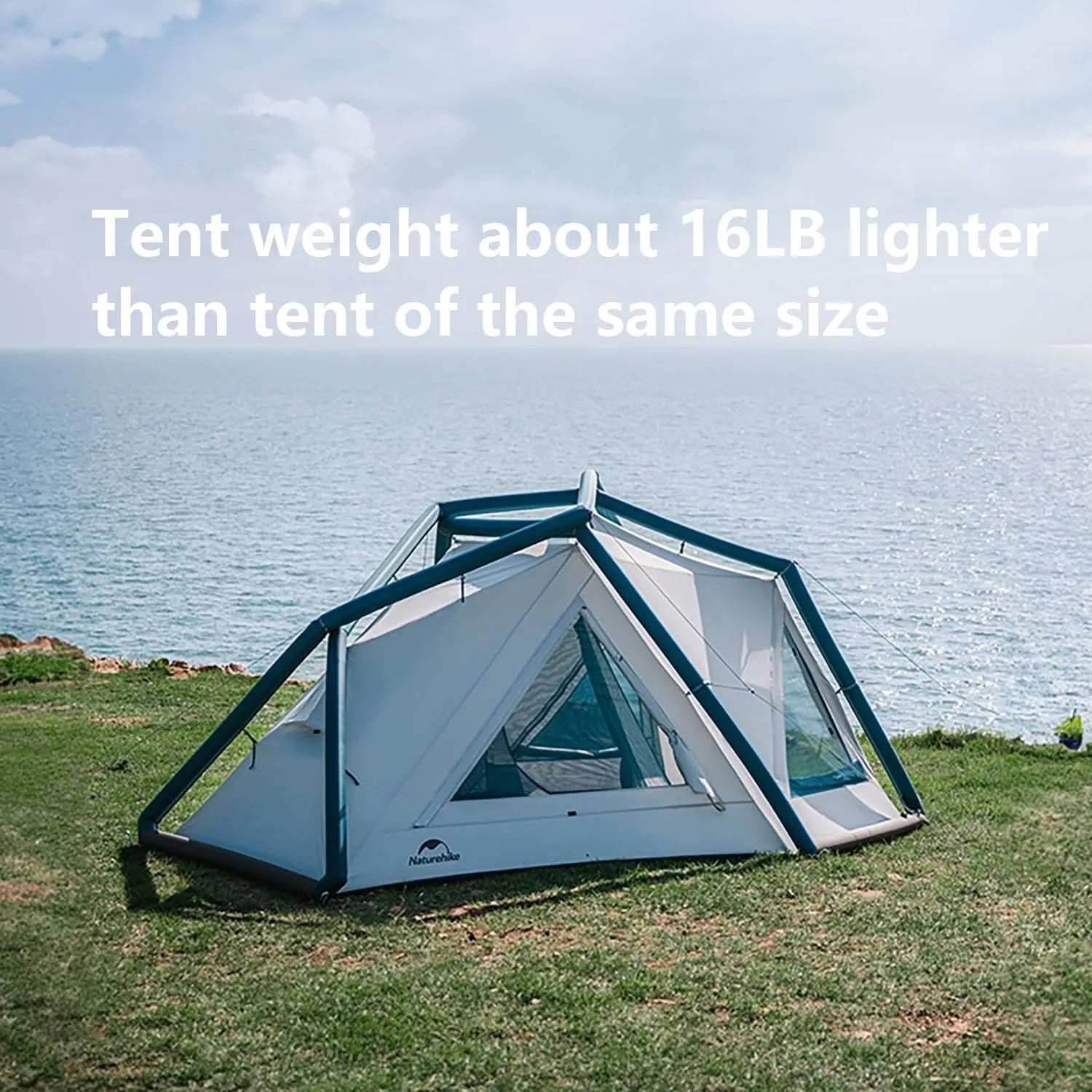 Naturehike Inflatable Tent | Inflatable Camping Tent | Outdoor Tnflatable Tent | Glamping Tents | Easy Setup Camping Tent | Waterproof Windproof | Sun Protection (Small)
