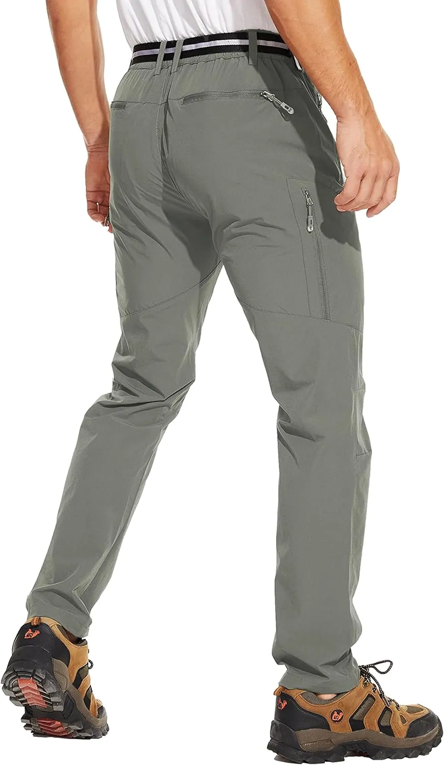 NATUVENIX Hiking Pants Men Lightweight Mens Travel Pants Stretchy Work Pants for Men Quick Dry Fishing Pants Outdoor
