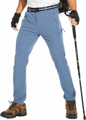 NATUVENIX Hiking Pants Men Lightweight Mens Travel Pants Stretchy Work Pants for Men Quick Dry Fishing Pants Outdoor