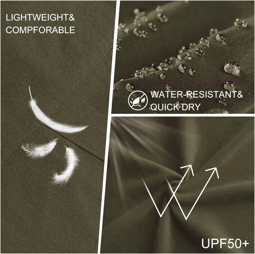 NATUVENIX Hiking Pants Men Lightweight Mens Travel Pants Stretchy Work Pants for Men Quick Dry Fishing Pants Outdoor