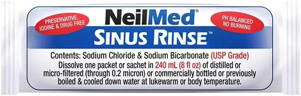 NeilMed Sinugator Cordless Pulsating Nasal Wash Kit with One Irrigator, 30 Premixed Packets and 3 AA Batteries(Pack of 1)