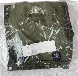 Never Issued in Bag Olive Drab First Aid Kit IFAK Pouch with Keepers