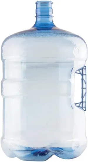 New Wave Enviro BPA Free PET Bottle, 5-Gallon Capacity, Crown Top (cap not included), Designed for Durability with Integrated Handle