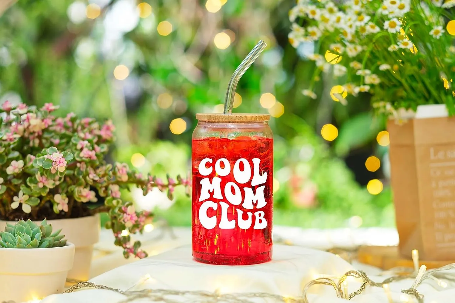 NewEleven Mothers Day Gifts For Mom - Birthday Gifts For Mom From Kids – Unique Birthday Present Ideas For Mother, New Mom, Mom To Be, Wife From Daughter, Son, Husband - 16 Oz Coffee Glass