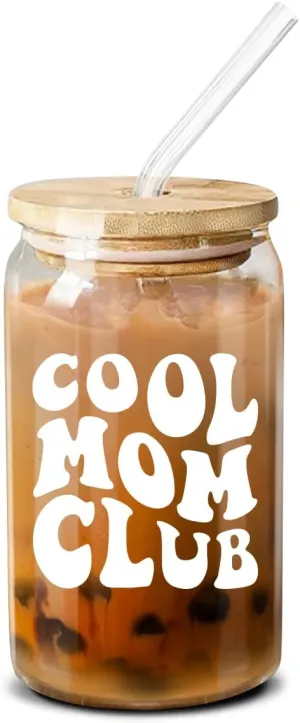 NewEleven Mothers Day Gifts For Mom - Birthday Gifts For Mom From Kids – Unique Birthday Present Ideas For Mother, New Mom, Mom To Be, Wife From Daughter, Son, Husband - 16 Oz Coffee Glass