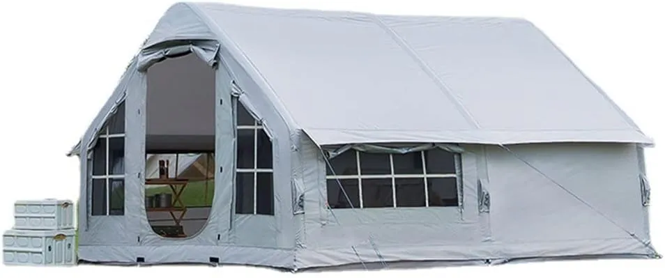 NIEH 6-8 Person GlampingTent with Pump, Tents Inflatable, Easy Setup 4 Season Outdoor House for Fishing, Camping & Hiking