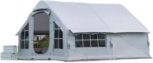 NIEH 6-8 Person GlampingTent with Pump, Tents Inflatable, Easy Setup 4 Season Outdoor House for Fishing, Camping & Hiking