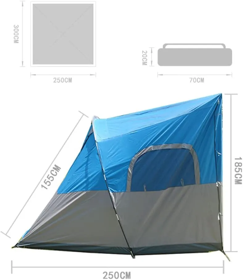 NIEH Camping Tent 8-10 Persons Lightweight Family Camping Tent Waterproof UV Resistant Outdoor Folding Tent, Easy to Install