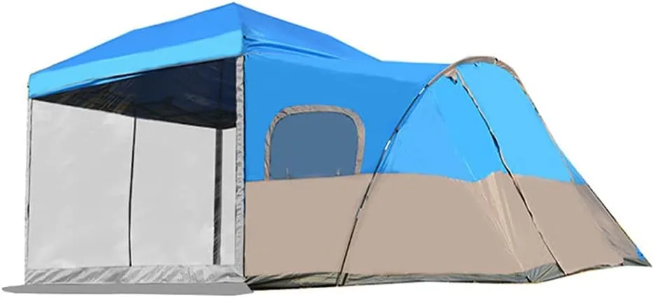 NIEH Camping Tent 8-10 Persons Lightweight Family Camping Tent Waterproof UV Resistant Outdoor Folding Tent, Easy to Install