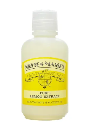 Nielsen-Massey Pure Lemon Extract for Baking and Cooking, 18 Ounce Bottle