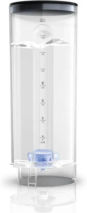 Ninja WCX01WR Thirsti 48oz Removable Water Reservoir, Black. Only Compatible with the Thirsti Drink System WC1001, Clear