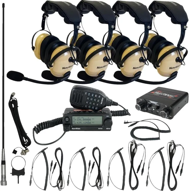 NIROHBE4 Compact Kit with Over the Head Headset - Four Premium Headsets - Beige