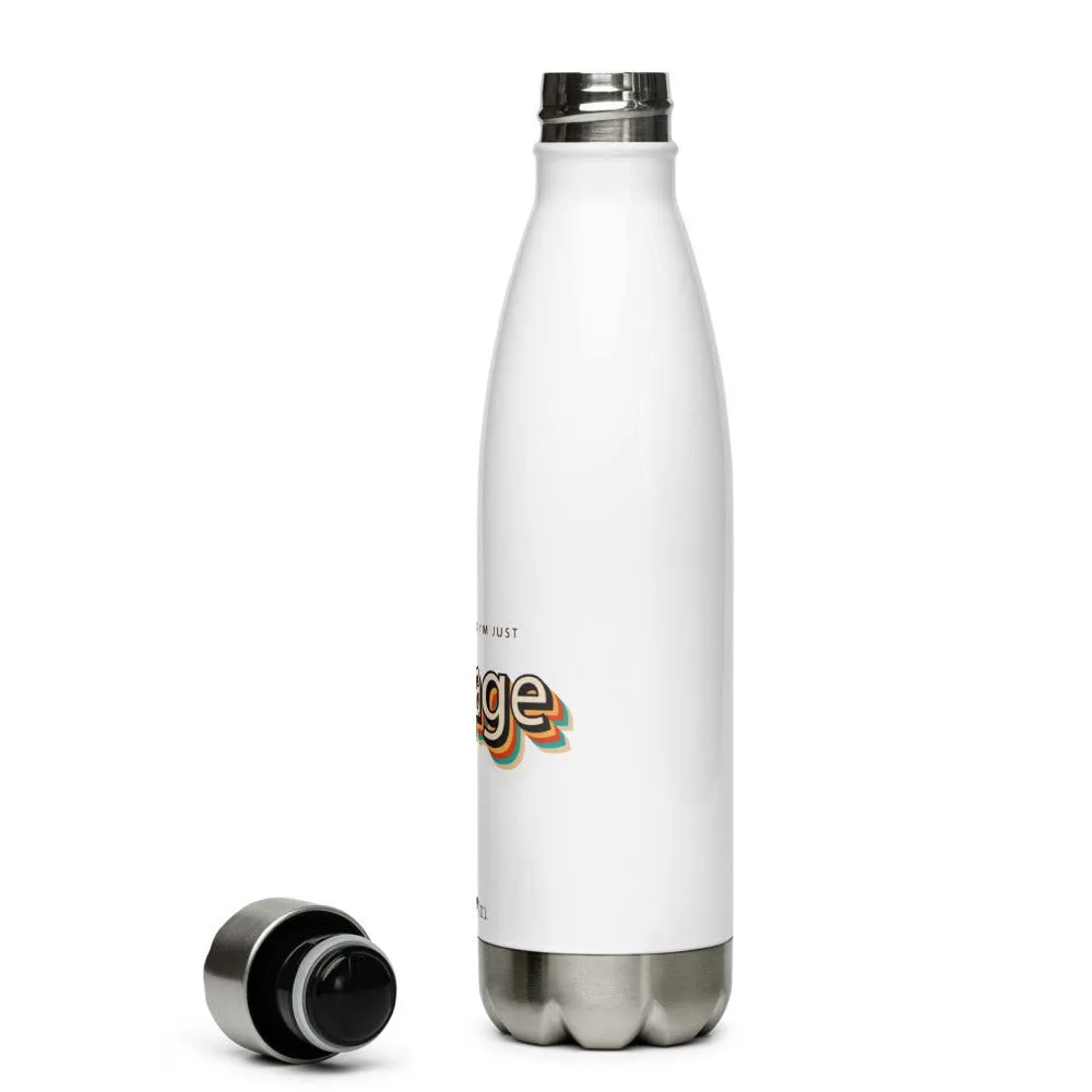 Not Old, Just Vintage Stainless Steel Water Bottle