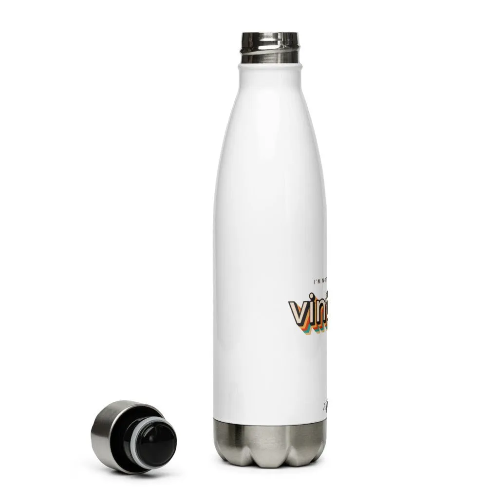 Not Old, Just Vintage Stainless Steel Water Bottle