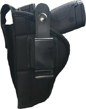 Nylon Belt or Clip on Gun Holster Fits HI-Point C-9, CF-380: 9MM