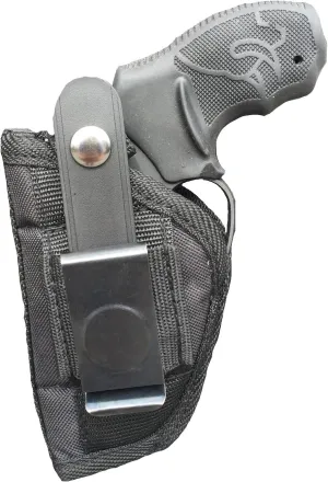 Nylon Belt or Clip on Gun Holster Fits Smith & Wesson 60, 60LS, 640, 649 (5 Shot)