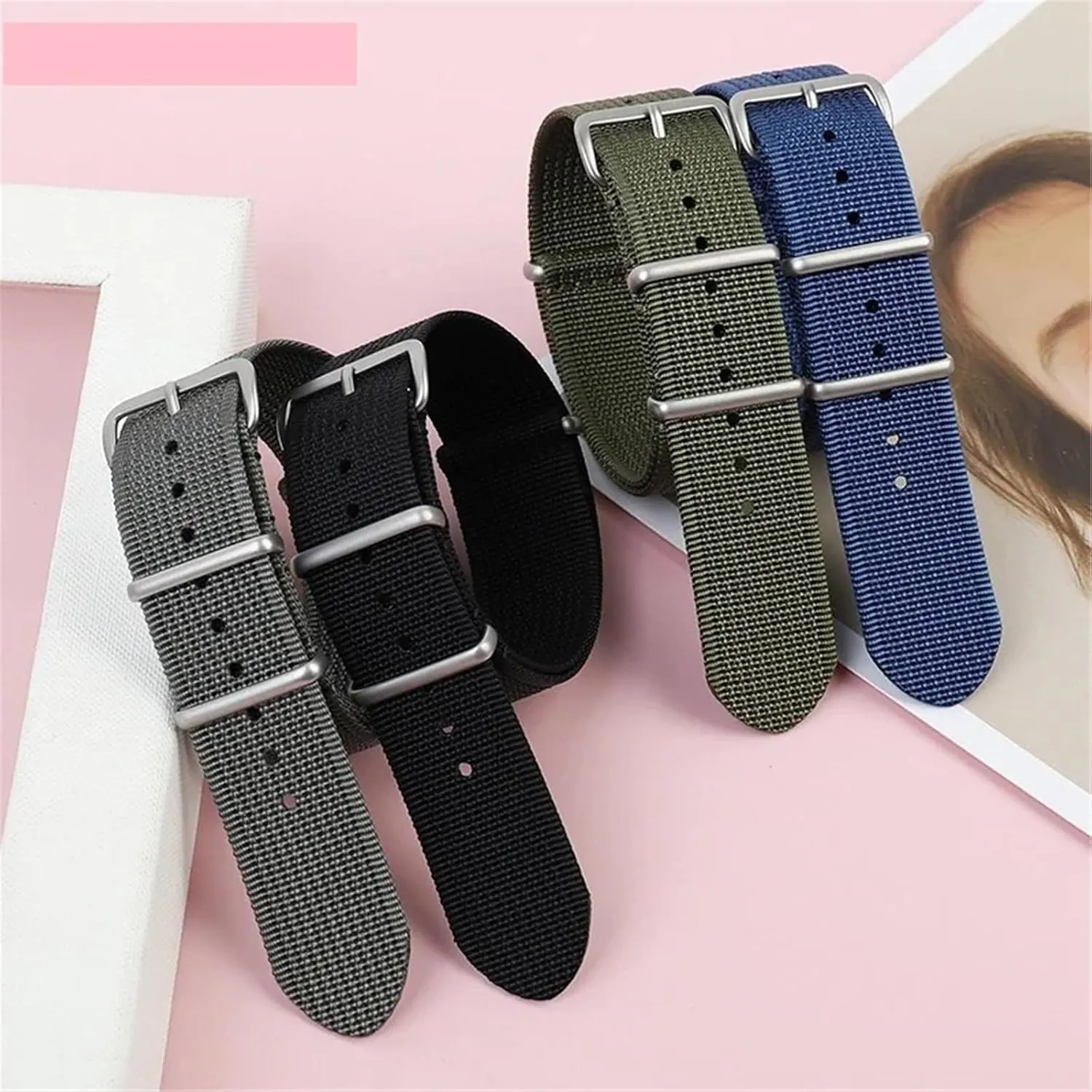 Nylon Watch Strap Casual Watchband Sport Bracelet Replacement Belt