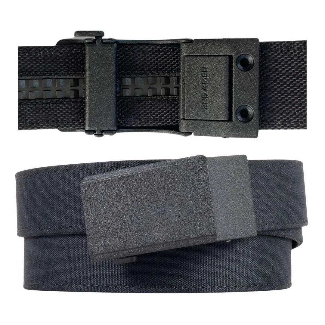 OPS 1.0 EDC Gun Belt 1.5", Large Up to 61" Waist, Black