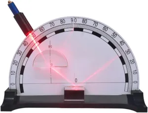 Optical Reflection and Refraction Demonstrator, Foldable Physics Experiment Equipment