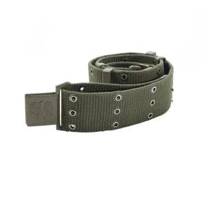 Original Austrian military combat belt troops tactical Alice webbing canvas OD