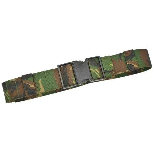 Original Dutch army field troops tactical belt military webbing woodland NEW