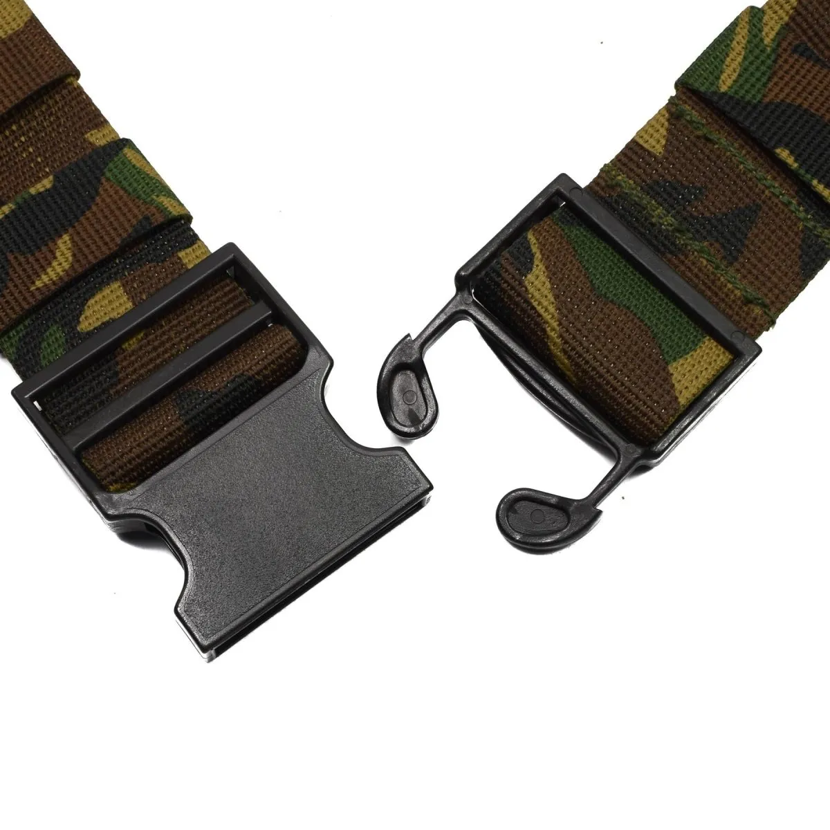 Original Dutch army field troops tactical belt military webbing woodland NEW