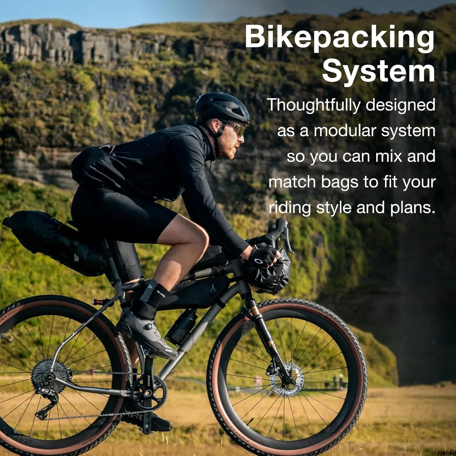 Osprey Escapist Unisex Biking Frame Bag, Black, Large