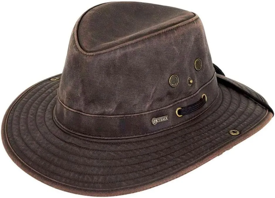 Outback Trading Holly Hill Canyonland Vintage Durable UV Protection Water-Resistant Windproof Cowboy Hat