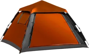 Outdoor Automatic Quick Open Tent Waterproof Camping Tent 3-4 Person Instant Setup Tent,Outdoor Automatic Open Tent