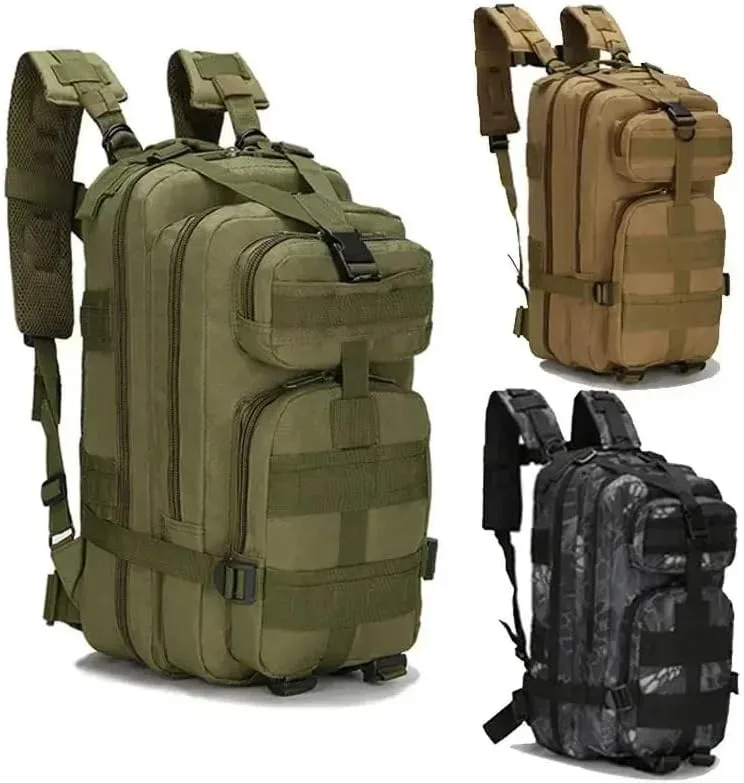 Outdoor Backpacks Tactical Sports Camping Hiking Trekking Fishing Hunting Bags Outdoor Hiking Bag(Khaki)